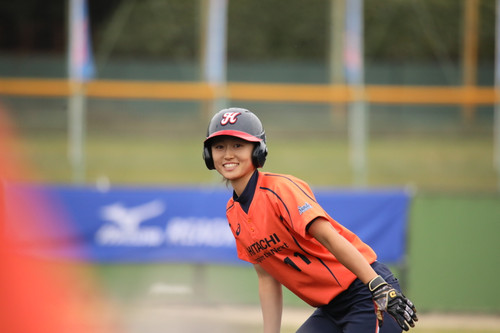 ２塁上で偶然？カメラ目線となった代走#唐牛選手！