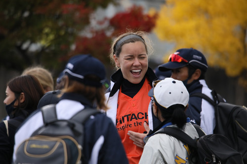 元のチームメンバとの再会を喜ぶ#リケッツ選手