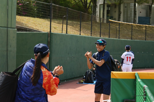 元気注入中。＃平田選手