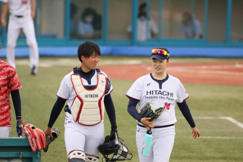 初球何にする？先発マスク＃大越選手、内緒！先発投手＃坂本実選手