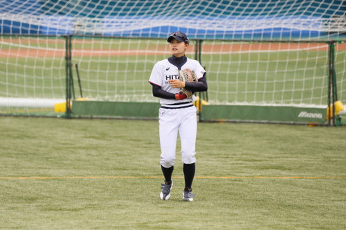 いつ来てもいいよ。途中からセンターの守備へ＃山本選手