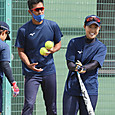 試合前練習②　＃松岡選手