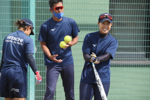 試合前練習②　＃松岡選手