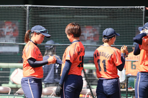 がんばろうね　♯大越選手♯炭谷選手