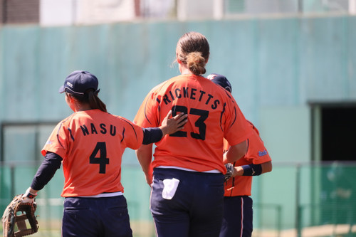 リラックスしてね　♯那須選手♯リケッツ選手