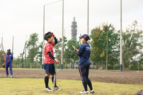 試合前のひととき、#松岡選手と#屋禰選手