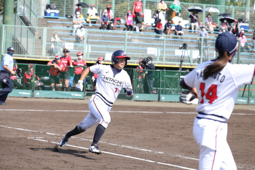 次のベースも獲るよ#坂本結選手