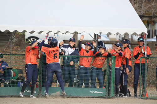 ＃鈴木鮎選手のエンドラン成功と#坂本結選手の逆転ホームイン