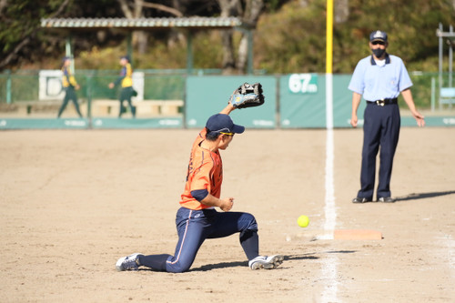 1st強襲に素早く反応したけど惜しい#坂本結選手
