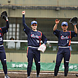 坂本(実)選手登板。クローザー！
