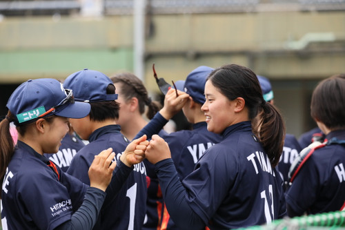 気合い注入#高瀬選手と#田内選手