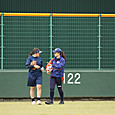 英語で会話中・・・？　＃フリッペン選手＃坂本(実)選手