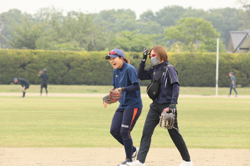 爆笑中！　＃山口選手＃礼花マネージャー