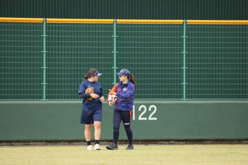 英語で会話中・・・？　＃フリッペン選手＃坂本(実)選手