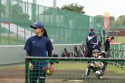 ピッチング練習　＃佐藤選手