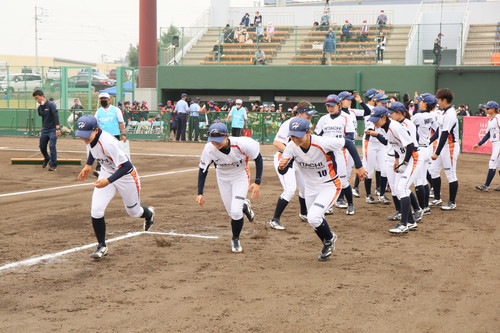 試合前ダッシュ