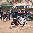 足の方が速かったナイススライディング#杉浦選手