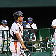 今日はキャッチャー出場　＃坂本(結)選手