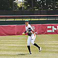送球前・・・。　＃平田選手