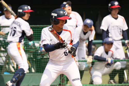 送りバント　＃鈴木(鮎）選手