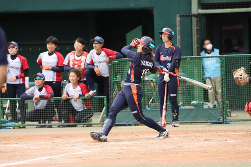 豪快なフルスイングでHR～！　＃山口選手