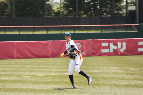 送球前・・・。　＃平田選手