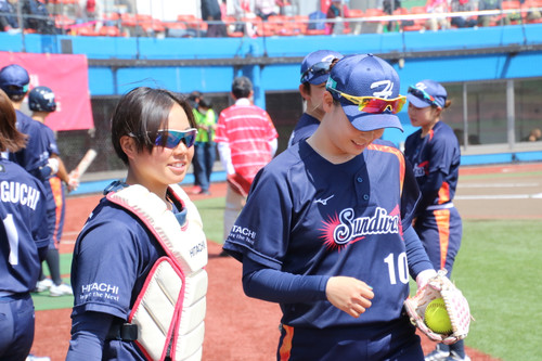 同級生バッテリー　＃坂本(実)選手＃女鹿田選手