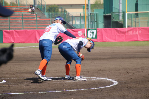 気合い入れます#森山選手、#長谷川選手