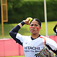 #ムリポラ選手外野から遠投ビュー