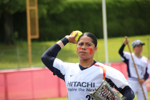 #ムリポラ選手外野から遠投ビュー