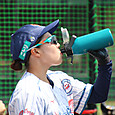 水分補給は大事です#高瀬選手