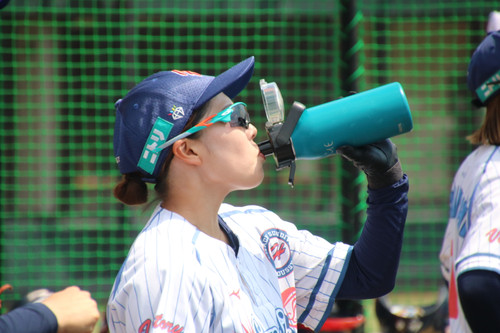 水分補給は大事です#高瀬選手