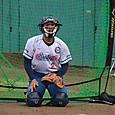 ＃デジャ選手もバッテリ練習中