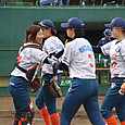 ＃長谷川選手と＃小島選手のバッテリは息ピッタリ