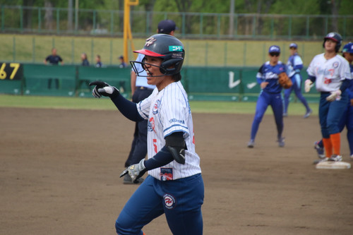 快心のヒットで気分最高＃杉本選手