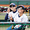 ナイスピースな二人＃笠原選手と＃堀口選手