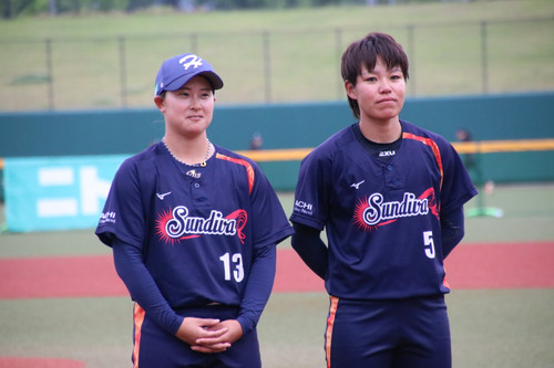 永年表彰の＃田内選手と＃杉本選手
