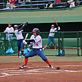 きれいにセンター前ヒット＃小島選手