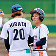 センター前ヒット＃保谷選手