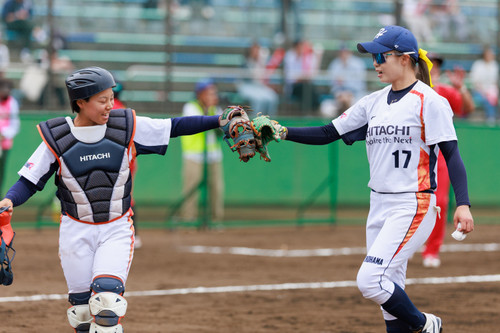 久々のバッテリ＃長谷川選手と＃女鹿田選手