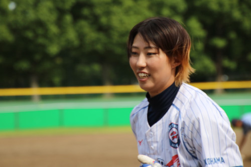 ＃渡部選手はＪＤリーグ初ヒット＆タイムリーで笑顔いっぱい