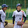 暑さに負けず笑顔でマウンドに立つ＃坂本選手