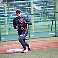 ３塁も守る＃北原選手