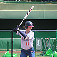 さぁ来いと構える＃唐牛選手