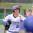 見事なレフト前ヒットです＃森山選手