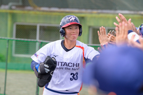 見事なレフト前ヒットです＃森山選手
