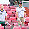 応援団も準備OK!