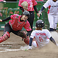 脚が速かった！セーフ