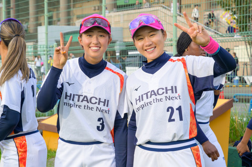 #後藤選手と#渡部選手サイン会場で一緒にピース