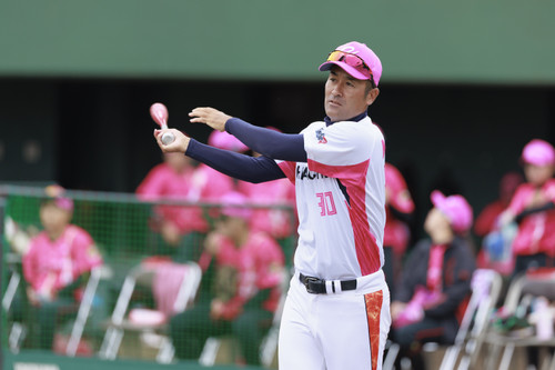 ピンクもお似合いです#村山監督